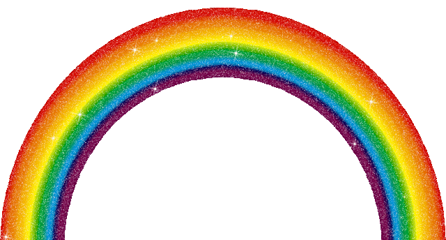 Sparkly rainbow